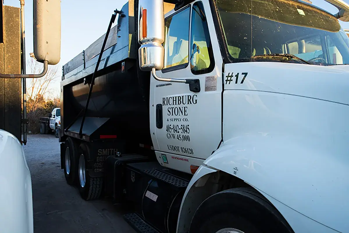 A Richburg Stone truck