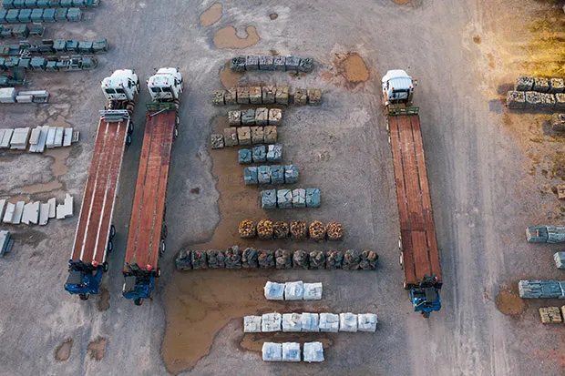 trucks trucks | Richburg Stone