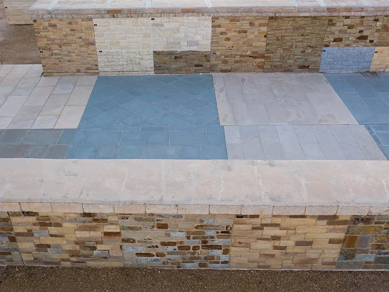 Oklahoma stone patio