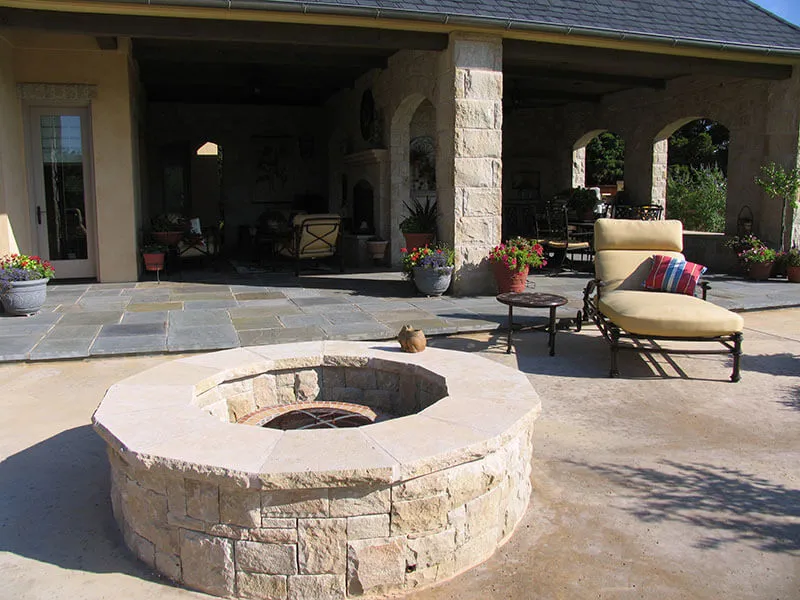 outdoor living space