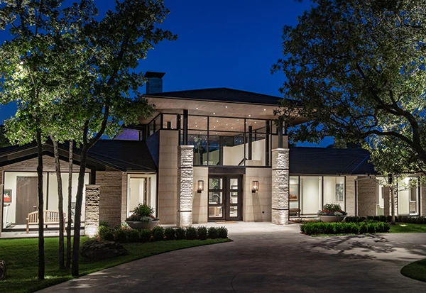 contemporary-cream-lueders-residential contemporary cream lueders residential | Richburg Stone
