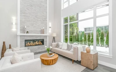 Contemporary Stone Oklahoma Fireplace Ideas