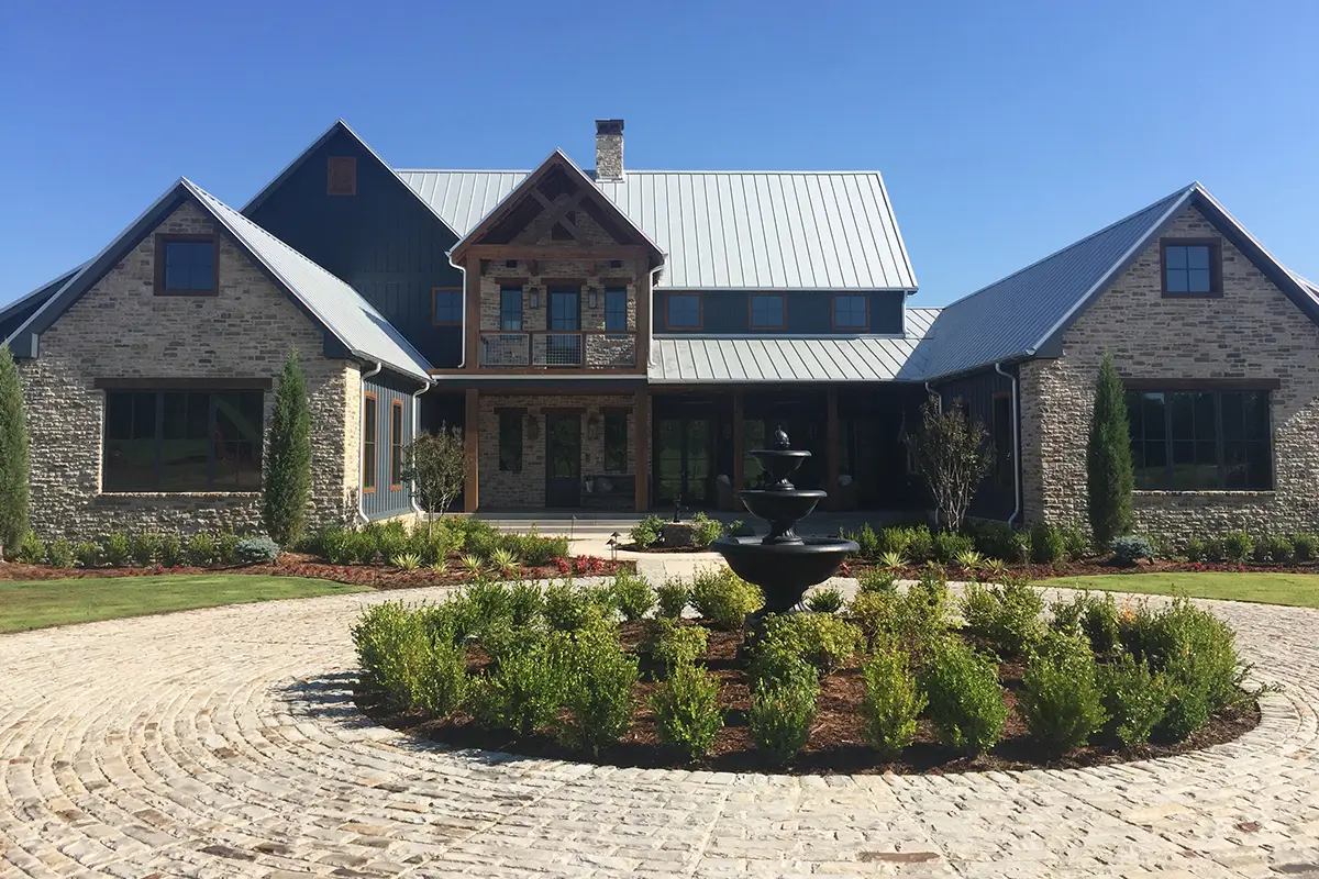 A home built with stone