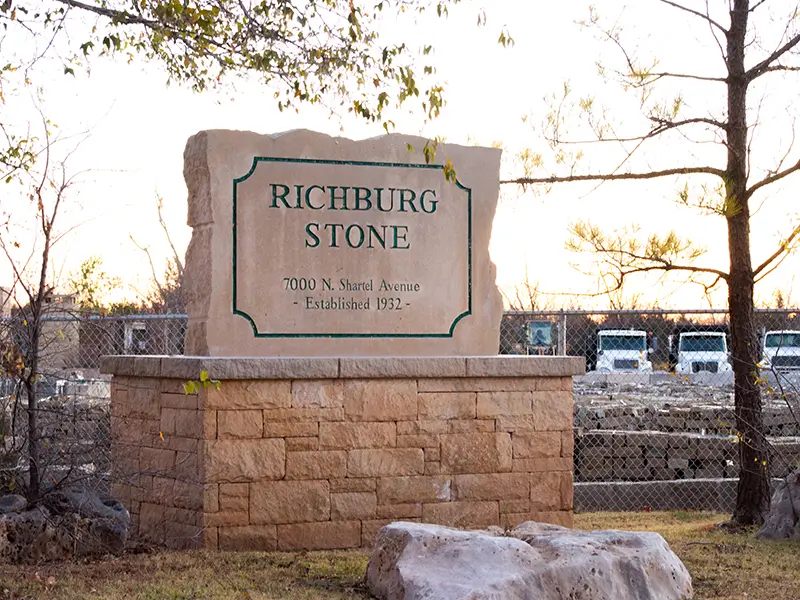 Richburg Stone sign
