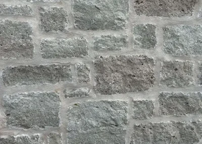 Dove Gray With White Mortar